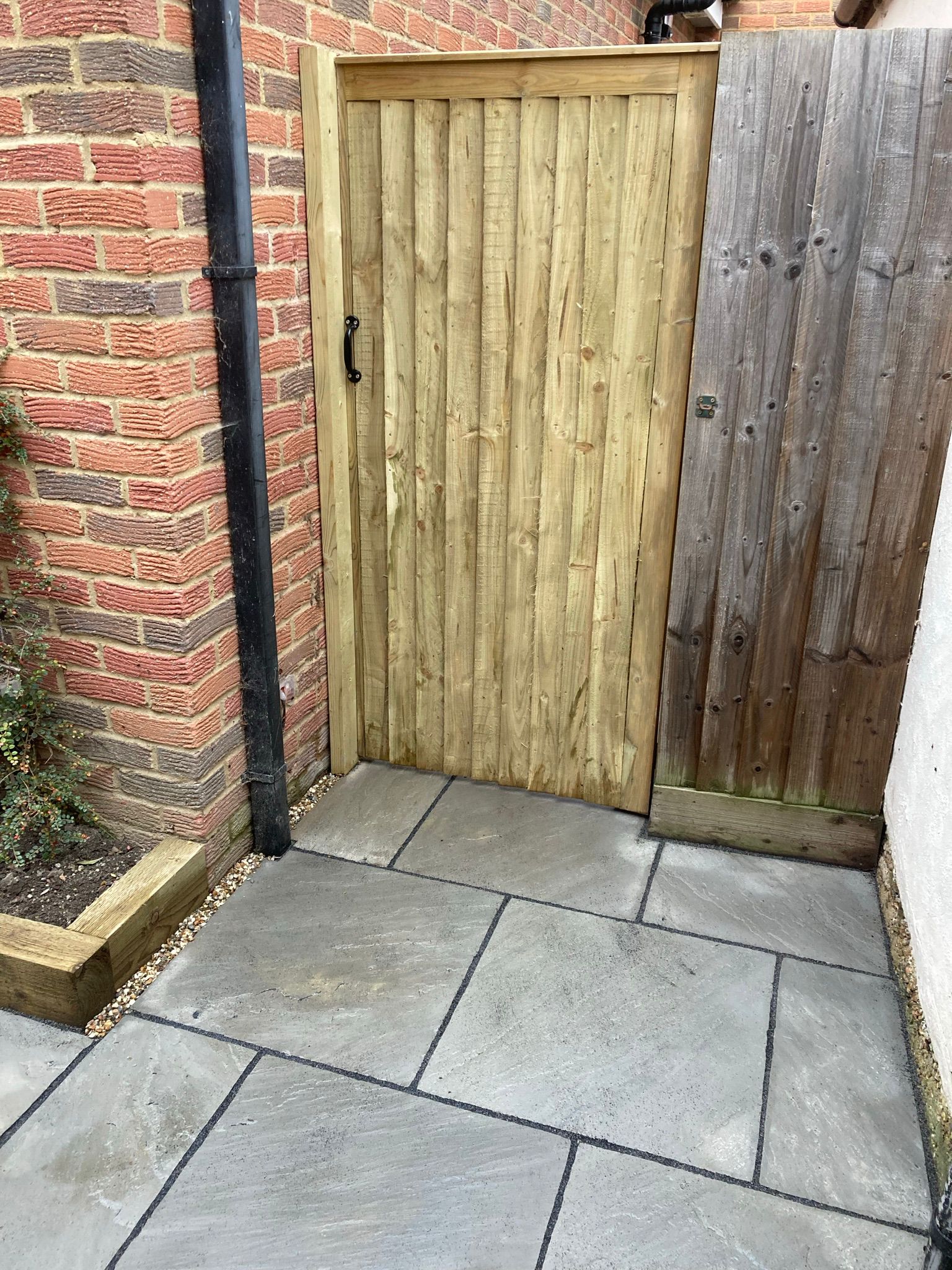 Garden gate and path in Bassingbourn