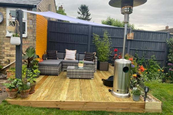 Decking in Offord Cluny