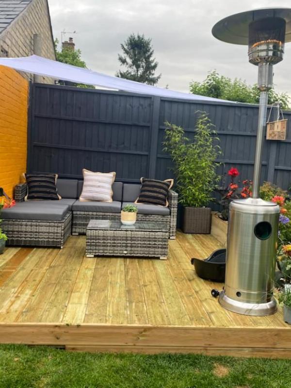 Decking in Offord Cluny